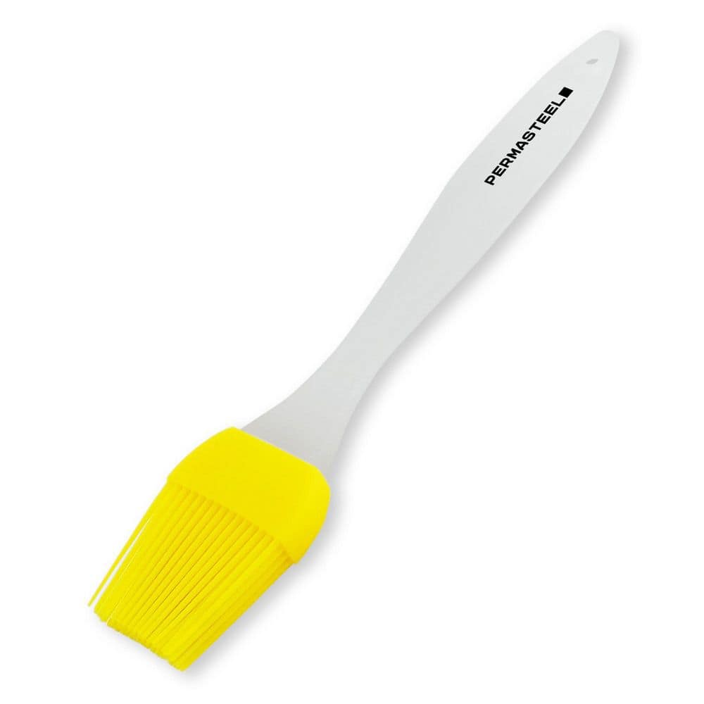 Heat-Resistant Silicone Basting Brush with Bowl