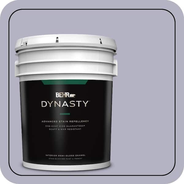 BEHR DYNASTY 5 gal. #640F-4 Fading Sunset Semi-Gloss Enamel Interior Stain-Blocking Paint & Primer