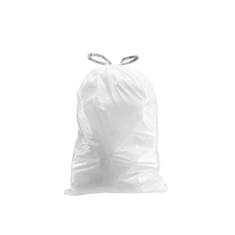 Stock Your Home 2 Gallon Unscented Garbage Bags, 500 Count, 18 Length, 17  Width, 12.7 Micron Thickness