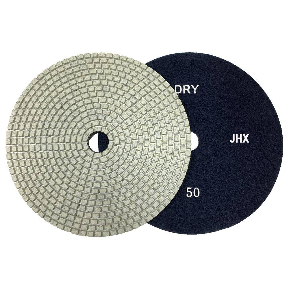 Details about   7x 3" Diamond Polishing Pads Grit 50 Marble Concrete Sanding Wet Dry Pad NEW 