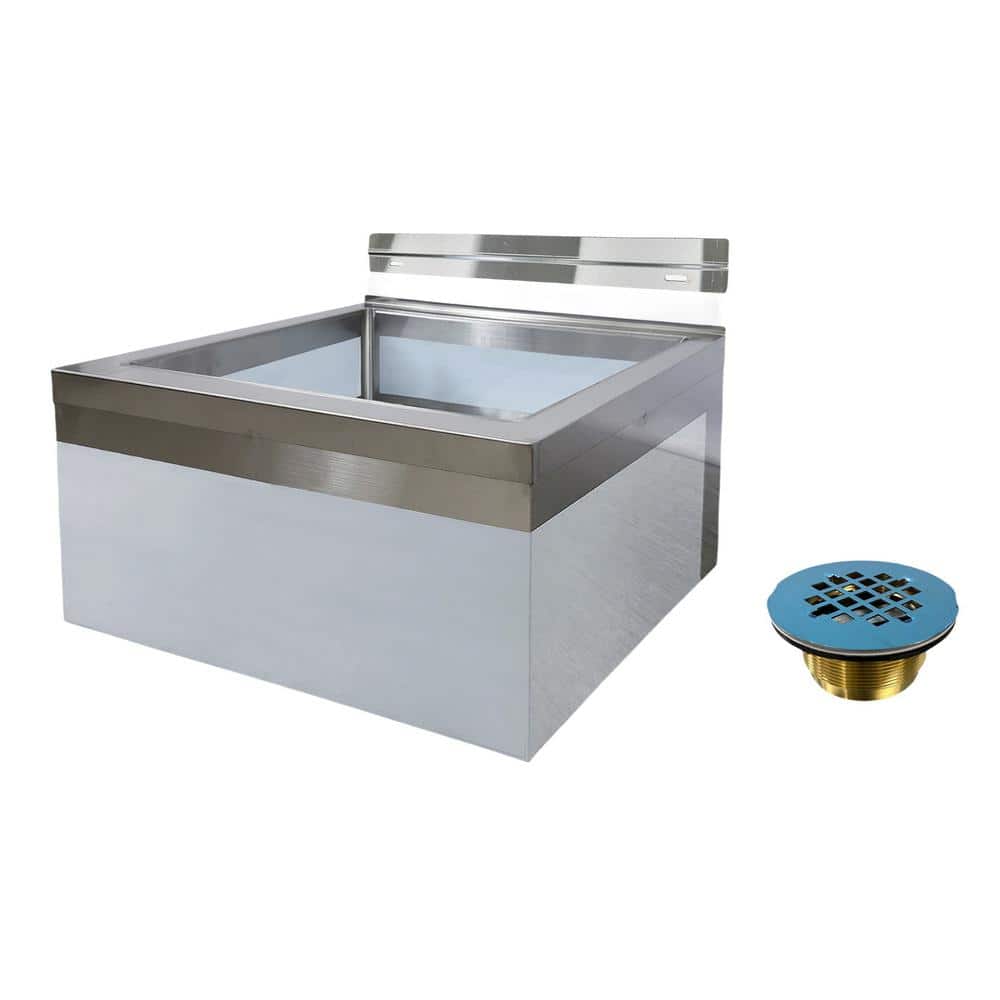 Cooler Depot 29 in. Commercial NSF Stainless Steel Floor Mop Sink