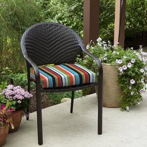 18 x 18 Sunbrella Carousel Confetti Outdoor Chair Cushion (2-Pack)
