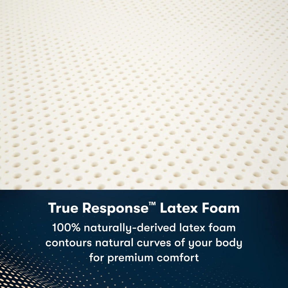 Queen Size Extra Firm Latex Foam Mattress with Cool-Touch Fabric
