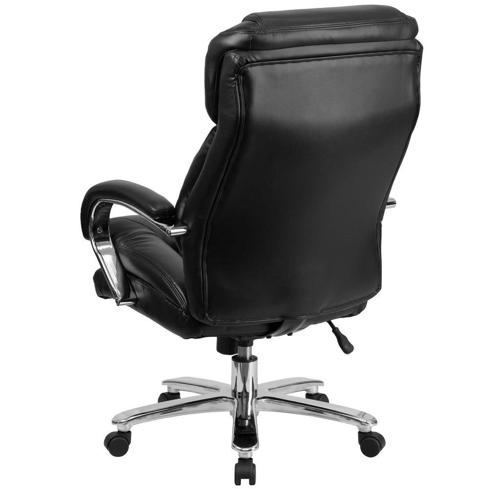 Black Leather High Back Ergonomic Executive Swivel Chair
