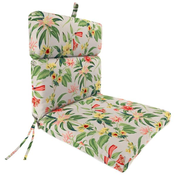 Jordan Manufacturing 44 in. L x 22 in. W x 4 in. T Rectangular Outdoor Dining Chair Cushion in Norrah Ginger