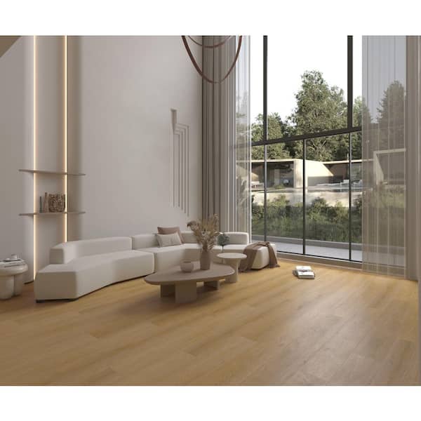 EverLux Sidewinder Sand 20 MIL x 8.8 in. W x 72 in. L Click Lock Waterproof Luxury Vinyl Plank Flooring (17.7 sqft/case)