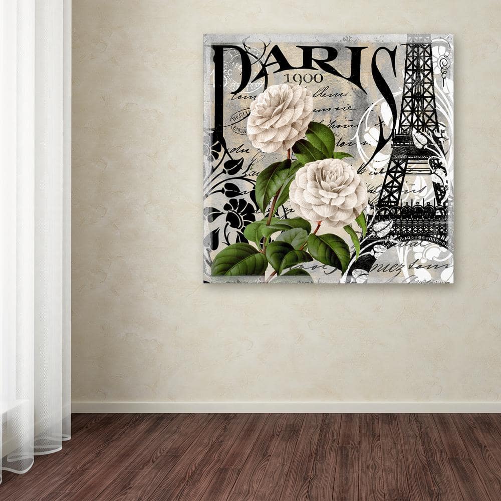 Paris Blanc II Framed Canvas Print for Kids Nursery