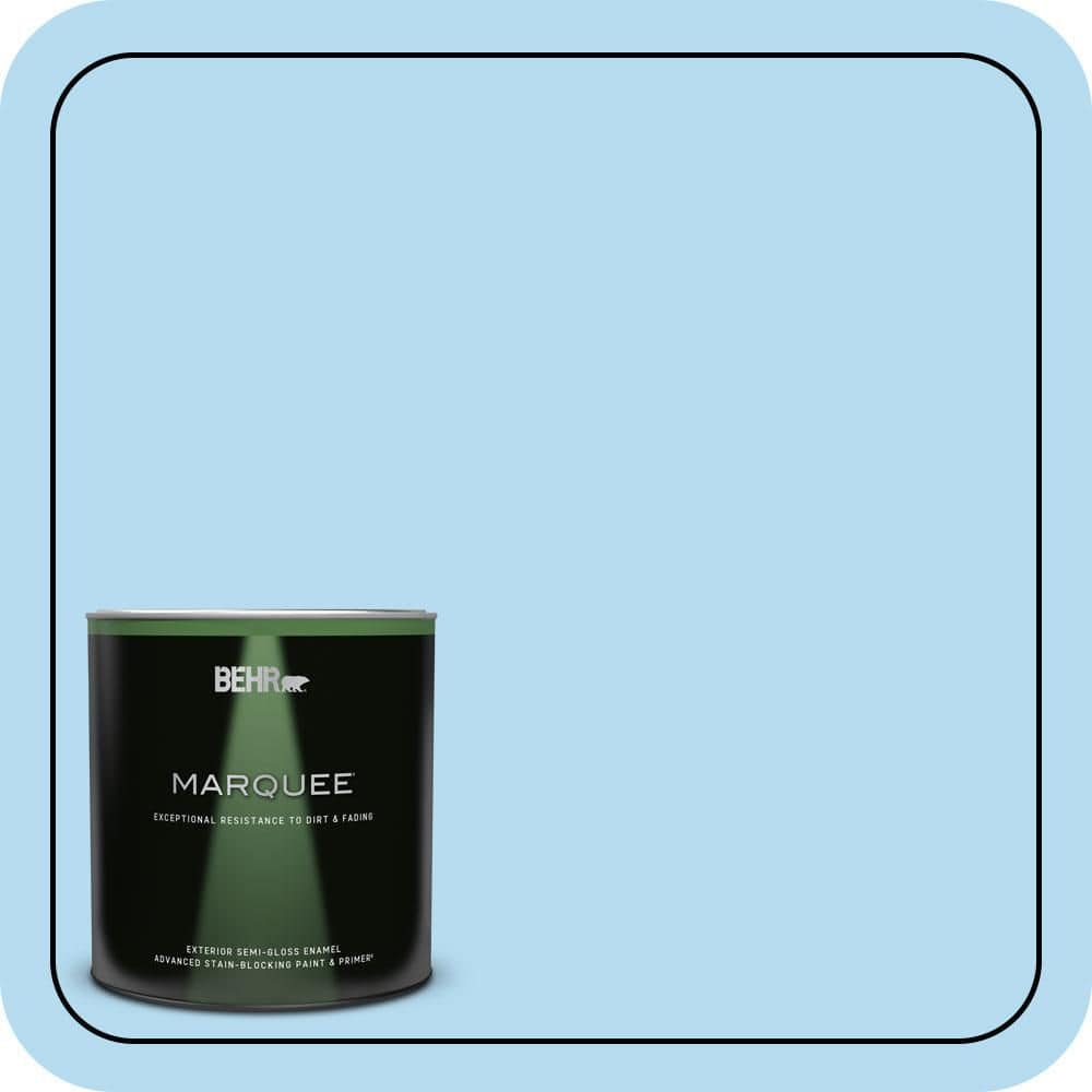 1 qt. #P500-2 Seashore Dreams Semi-Gloss Enamel Exterior Paint & Primer product image for price tracking