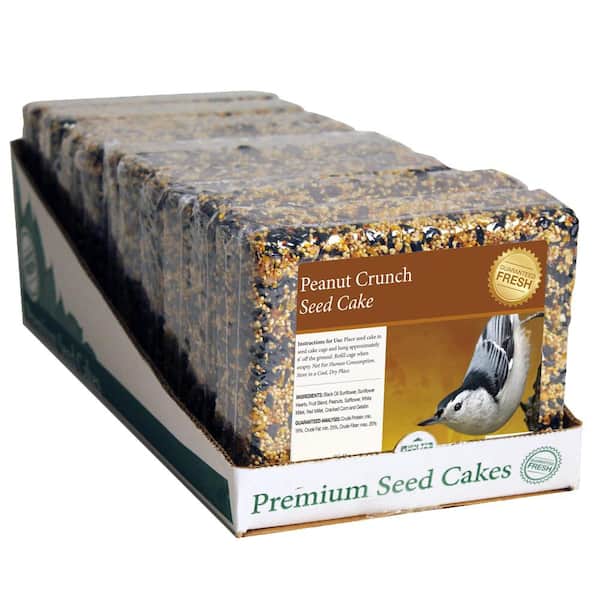 Heath Outdoor Products 2 lbs. Peanut Crunch Seed Cake (8-Pack)