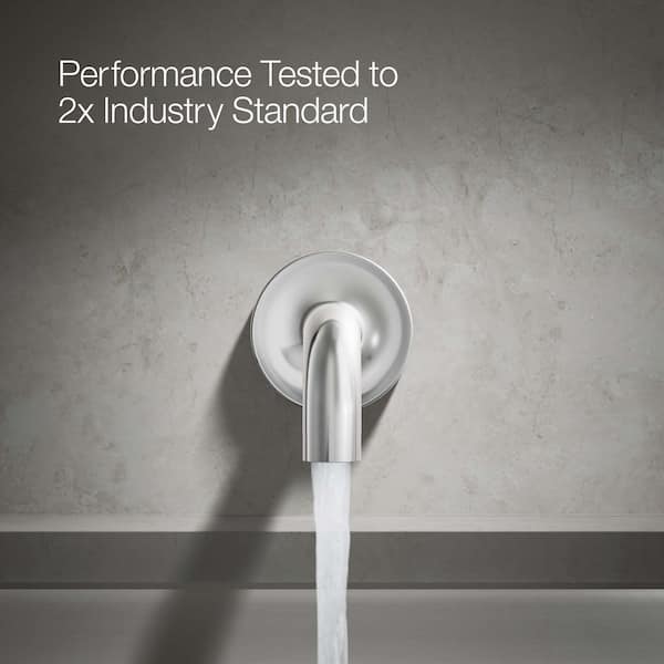 KOHLER Purist 7.75 in. Wall-Mount Bath Spout in Polished Chrome K