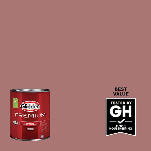 Glidden Premium 1 qt. PPG1055-5 Cinnamon Diamonds Flat Interior Latex Paint