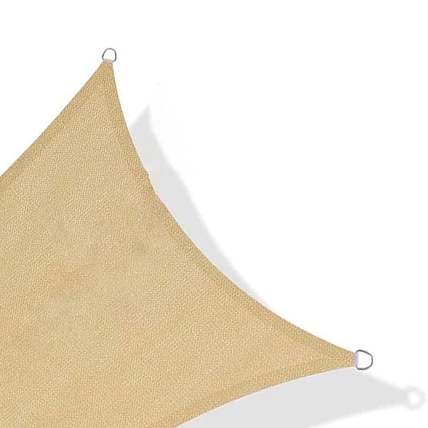 10 ft. x 13 ft. Sun Shade Sail Rectangle Sand UV Block Sunshade for Backyard Yard Deck Patio Garden Outdoor Activities