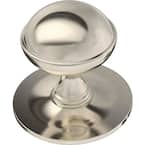 Classic Farmhouse 1-1/2 in. (38mm) Polished Nickel Cabinet Knob