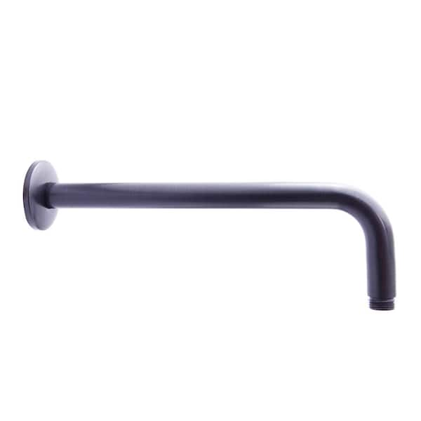 Dyconn 12 in. Right Angled Shower Arm with Flange in Oil Rubbed Bronze