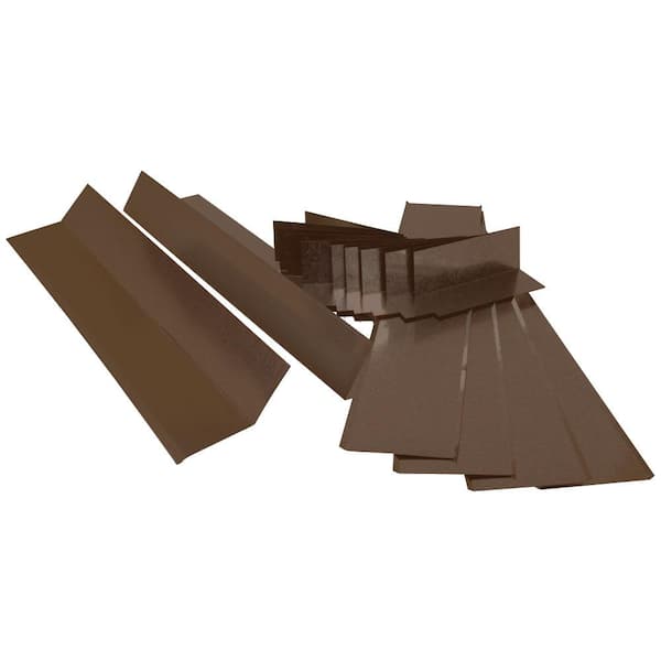 Gibraltar Building Products 24 in. x 24 in. Galvanized Brown Steel Chimney Flashing Kit