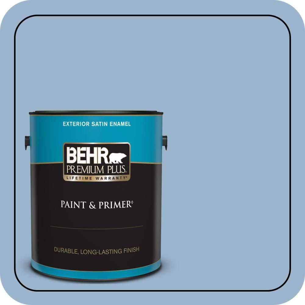 1 gal. #PPU14-10 Blue Suede Satin Enamel Exterior Paint & Primer price history on PriceWatchPro