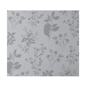 Cameilla Silhouette Gray Non-Pasted Wallpaper Roll