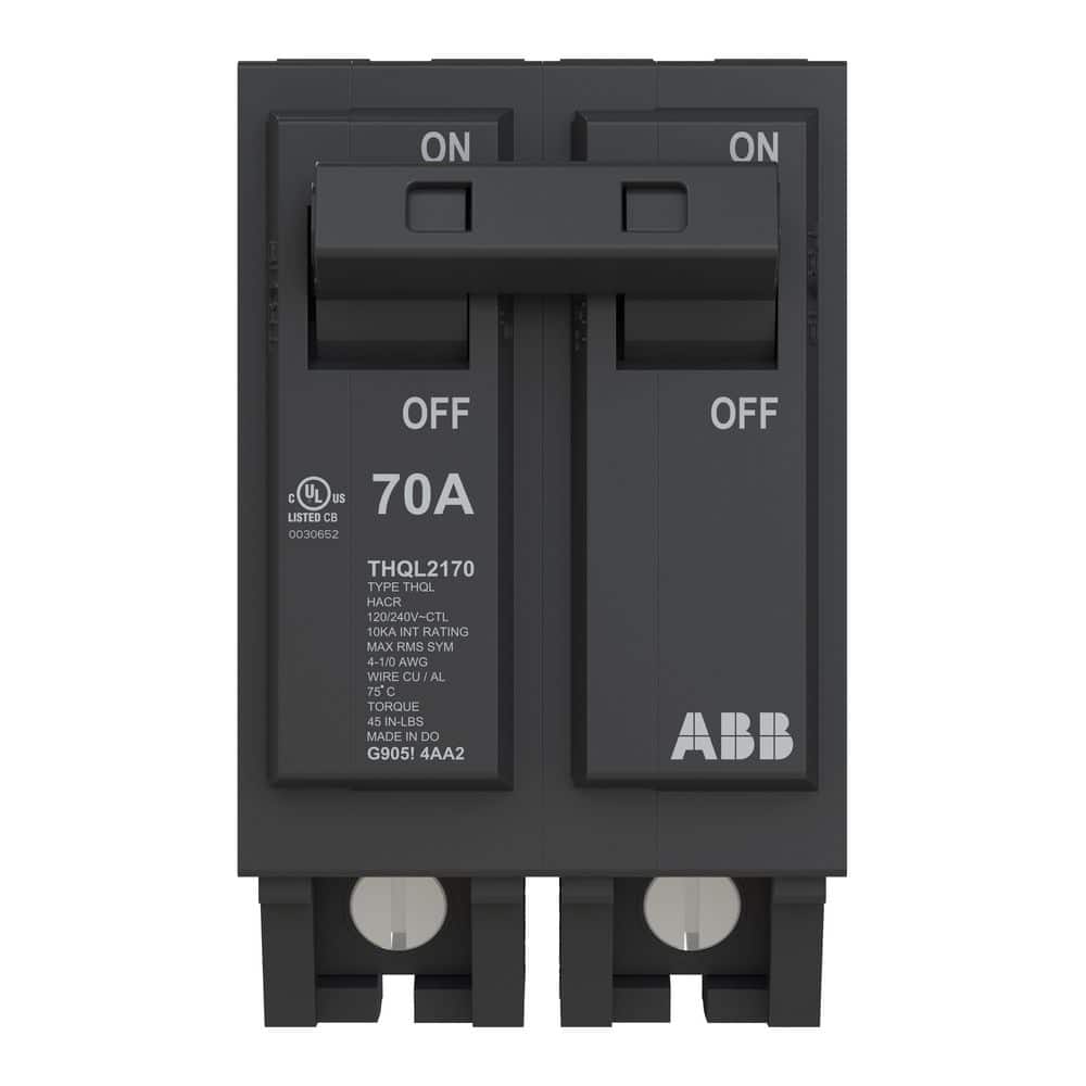 70 Amp 1 in. Double-Pole Circuit Breaker (THQL2170A) price history on PriceWatchPro