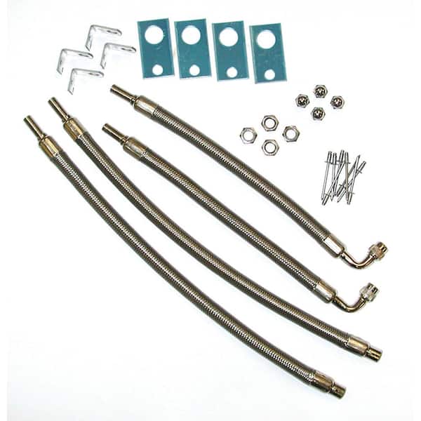 Wheel Masters Hose Extenders For Wheel Liners & Covers - 4 Hose Kit, Hand Hole Mount