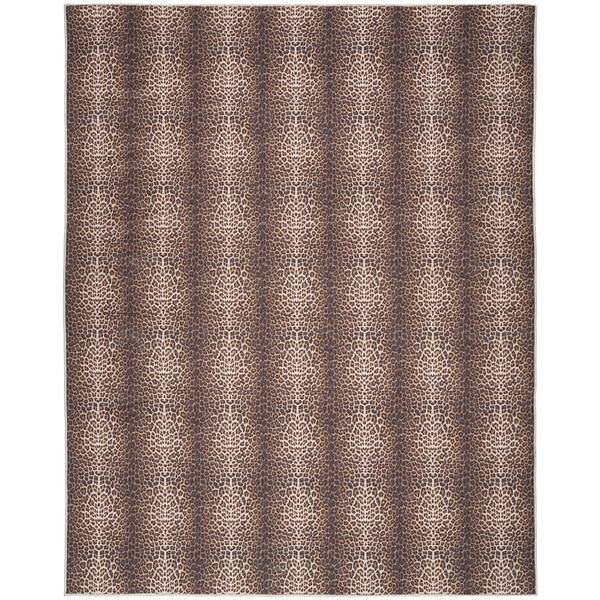 Nourison Washables Leopard 9 ft. x 12 ft. Animal print Contemporary