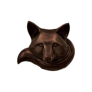 Oiled Bronze Fox Door Knocker