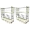 Vertical Spice 4-Shelf Cream Cabinet Mount Spice Rack 22x2x11DC - The Home  Depot