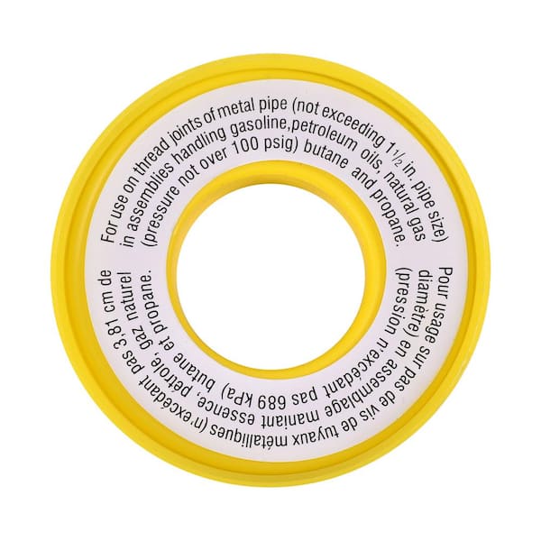 10 x Gas PTFE Tape Non-Adhesive Thread & Compression Joint Seal British Standard 