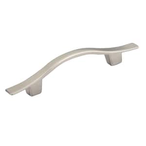 Toulouse Collection 3 in. (76 mm) Brushed Nickel Traditional Cabinet Arch Pull