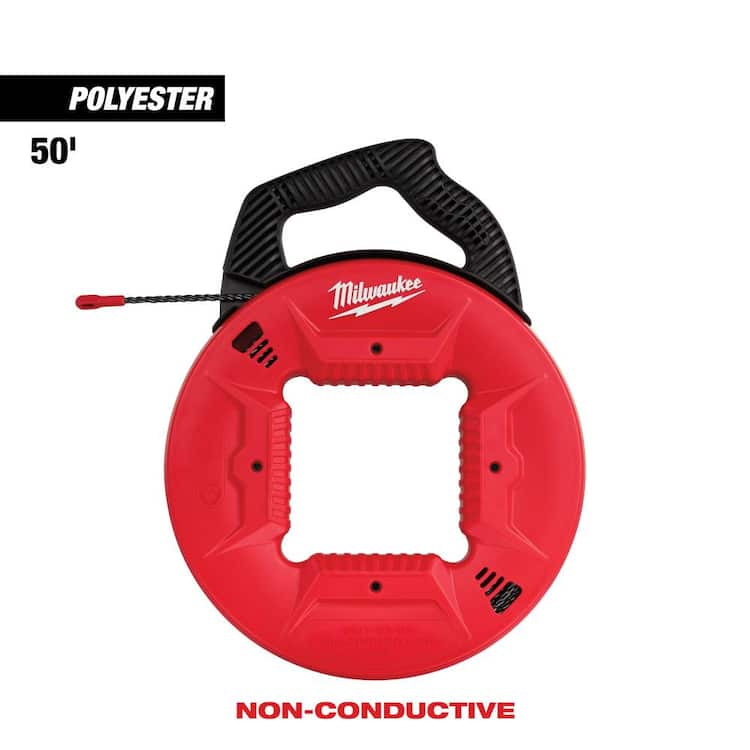Milwaukee 50 ft. Polyester Fish Tape with Non-Conductive Tip