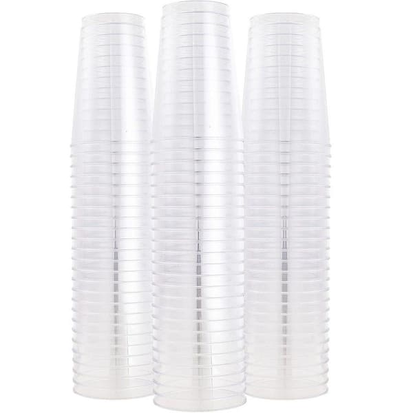 3 in. Clear Clear Heavy Duty Plastic Disposable Cup Disposable Tableware 100 Per Case for Parties Events Drinks