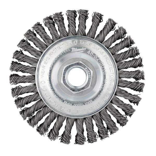 Milwaukee 4 in. Carbon Steel Stringer Bead Wheel 48-52-5010 - The Home Depot