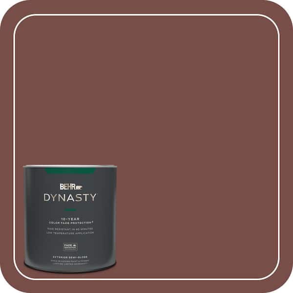 BEHR DYNASTY 1 qt. #170F-7 Leather Bound Semi-Gloss Exterior Stain-Blocking Paint & Primer