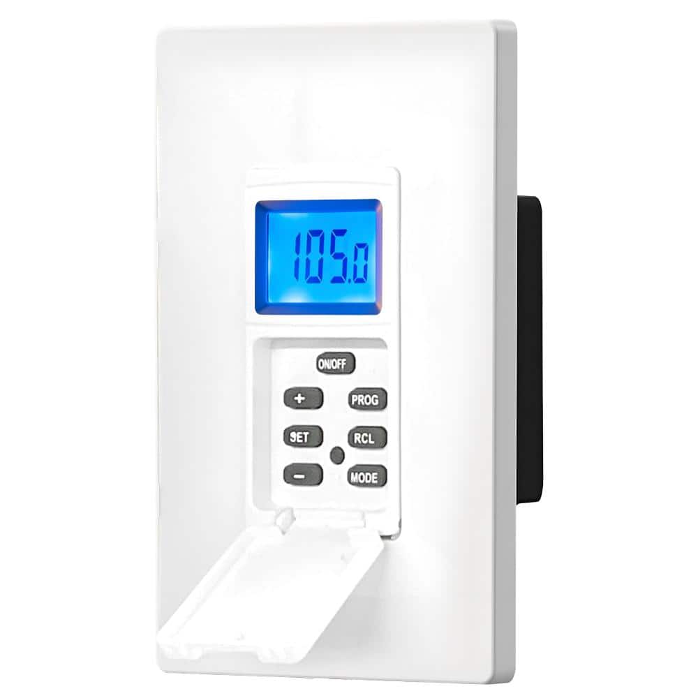 DEWENWILS 15A Indoor in Wall Timer Switch for Light, DST RDM Mode ...