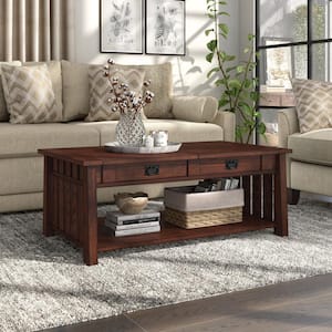 Furniture of America Klondike 47 in. Vintage Gray Oak Rectangle