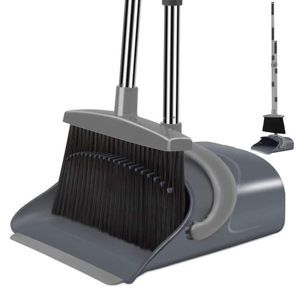 11.4 in. Broom Dustpan Set, Broom and Dustpan Set for Home