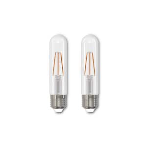 40-Watt Equivalent Warm White Light T9 (E26) Medium Screw Base Dimmable Clear LED Light Bulb (2 Pack)