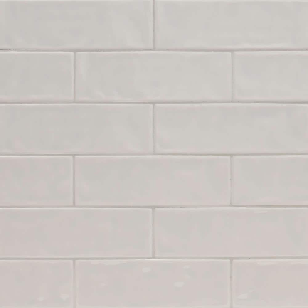 MSI Take Home Tile Sample - City Grigio 4 in. x 4 in. Glossy Ceramic Gray  Subway Tile NHDCITGRI-SAM - The Home Depot