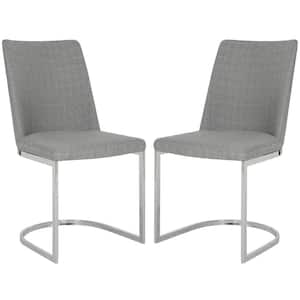 Parkston 18 in. Gray Side Chair (Set of 2)