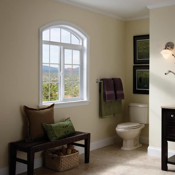 Ply Gem 35.5 in. x 11.5 in. Classic Series White Vinyl Left