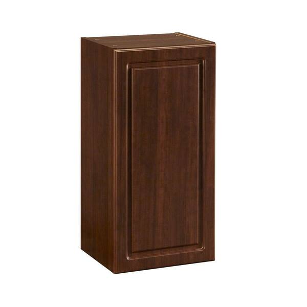 Heartland Cabinetry Heartland Ready to Assemble 15x29.8x12.5 in. Wall Cabinet with 1 Door in Cherry