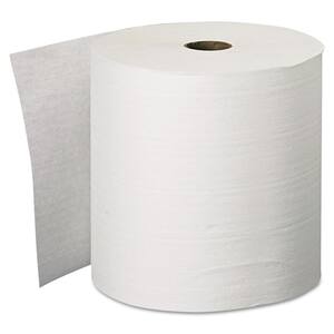 Essential Plus Hard Roll Towels Natural 1.5 in. Core, 8 in. x 600 ft (6 Rolls per Carton)