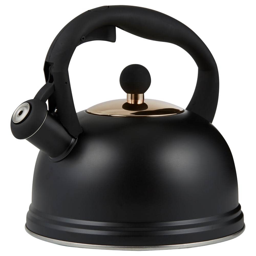 Tea kettle, Black and White Polka Dot Tea Kettle, Cute Whistling Teapot for  Stove Top, Stainless Steel Teapot with Cool Grip Ergonomic Handle (Color 