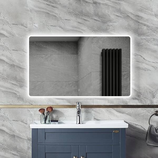 Kinwell 60 In W X 35 H Large, Large Mirror For 60 Inch Vanity