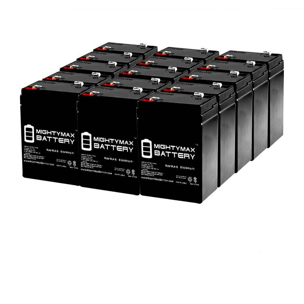 6V 4.5AH SLA Battery Emergency Lighting Replaces NP4-6 - 15 Pack price history on PriceWatchPro
