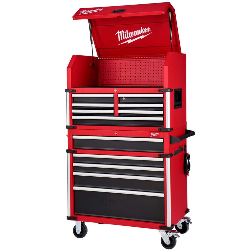 Tool Chest with Drawers, 2-IN-1 Rolling Tool Chest & Cabinet Large Capacity  with 8 Drawers, Lockable Tool Box Organizer On Wheels with Sliding