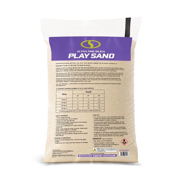 Sun Joe 50 lb. Bag Ultra Fine Silica Play Sand PLYSAND50 - The