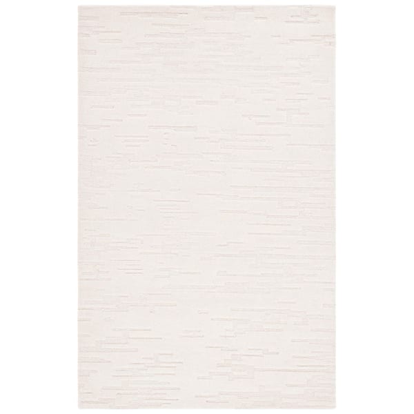 Renewal 3 ft. x 5 ft. Ivory Abstract Area Rug