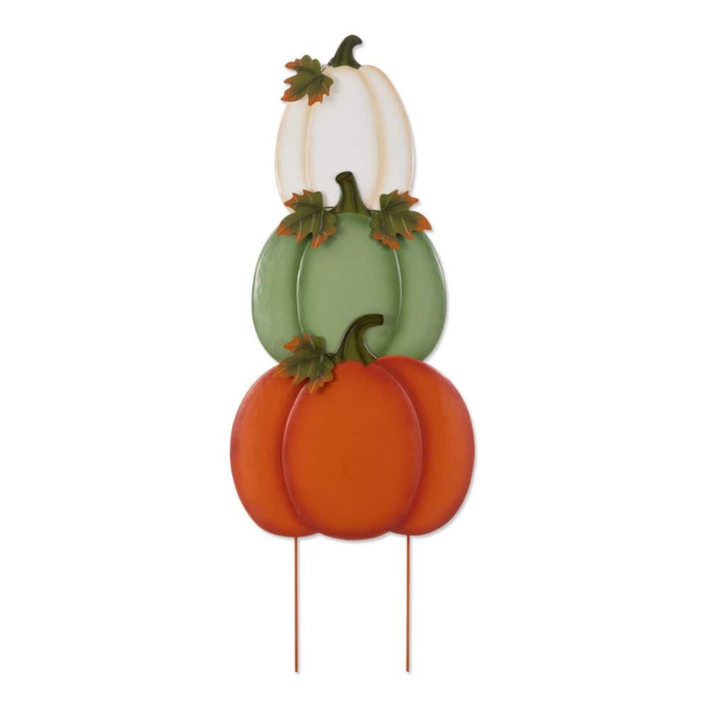 Set of 3 36 in. H Fall Stacked Pumpkin Yard Stake price history on PriceWatchPro