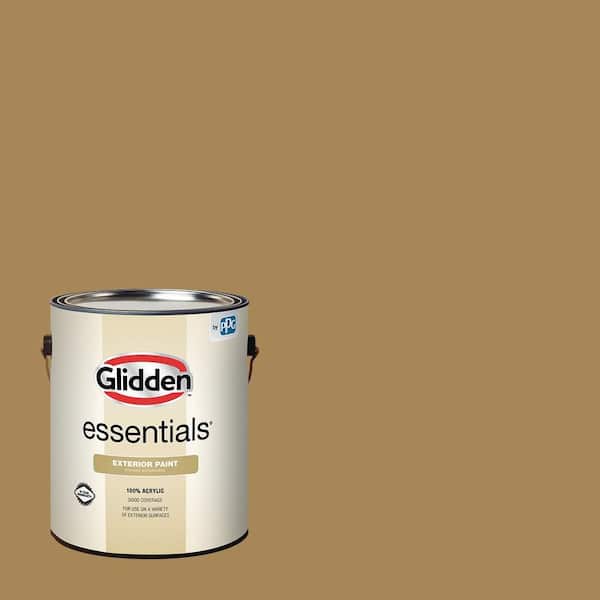 Glidden Essentials 1 gal. PPG1095-6 Chicory Flat/Matte Exterior Paint