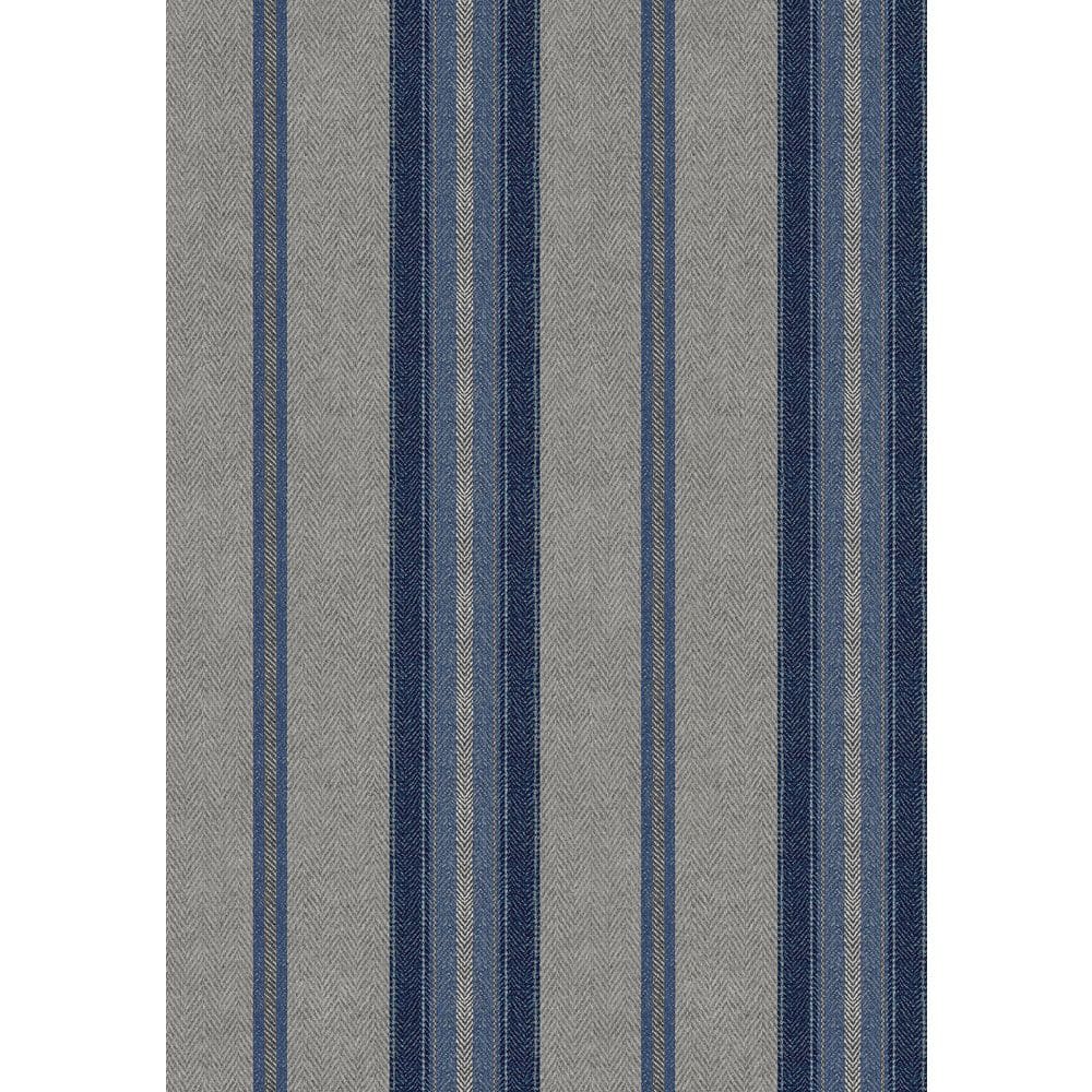 30.75 sq. ft. Blue Smoke Herringbone Stripe Premium Matte Non-Woven Paper Peel and Stick Wallpaper Roll price history on PriceWatchPro